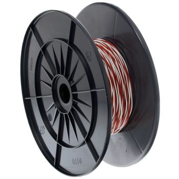 Immagine del prodotto “CobiNet Schaltdraht YV 2x0,6/1,1 bianco/rosso, 100 m ”