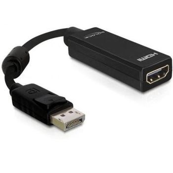 Product image of the product “DeLOCK 61849 video cable adapter 0.125 m DisplayPort HDMI Type A (Standard) Black ”