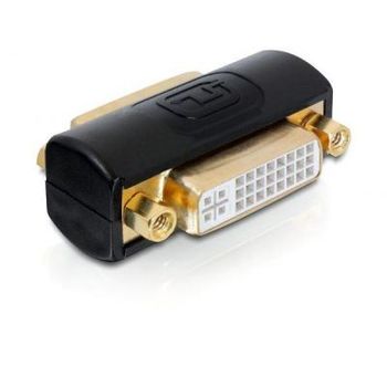 Product image of the product “DeLOCK 65225 cable gender changer DVI Black, Gold ”