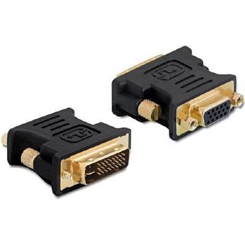 Product image of the product “DeLOCK VGA 15pin F > DVI 24+5 M DVI-I 15pin VGA Black ”