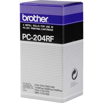 Image du produit “Brother PC-204RF consommable pour télécopieur Bobine de télécopie 420 pages Noir 4 pièce(s) ”