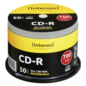 Artikelbild des Artikels “Intenso 1001125 CD-R 80 Rohling 700 MB 50 St. Spindel “