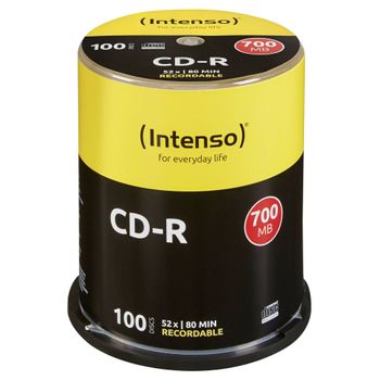 Artikelbild des Artikels “Intenso 1001126 CD-R 80 Rohling 700 MB 100 St. Spindel “