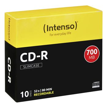 Artikelbild des Artikels “Intenso 1001622 CD-R 80 Rohling 700 MB 10 St. Slimcase “