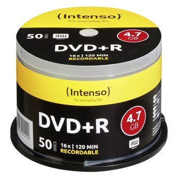 Product image of the product “Intenso 4111155 blank DVD 4.7 GB DVD+R 50 pc(s) ”