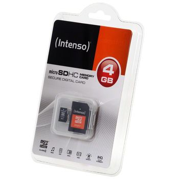 Artikelbild des Artikels “Intenso 4GB microSDHC Class 4 + SD-Adapter “