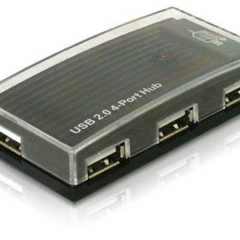 Product image of the product “DeLOCK HUB USB 2.0 external 4 port 480 Mbit/s ”
