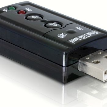 Product image of the product “DeLOCK 61645 cable gender changer USB 2.0 2x 3.5 Black ”