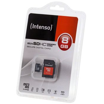 Artikelbild des Artikels “Intenso 8GB microSDHC Class 4 + SD-Adapter “