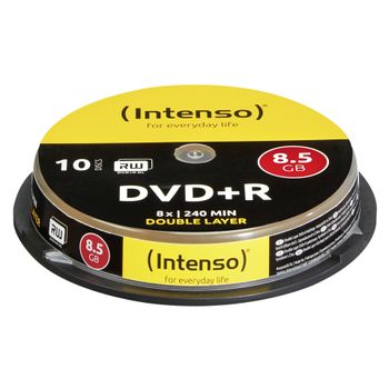 Product image of the product “Intenso DVD+R 8.5GB, DL, 8x DVD+R DL 10 pc(s) ”