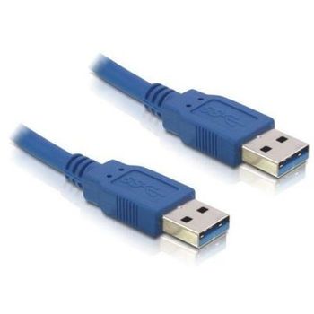 Product image of the product “DeLOCK Cable USB 3.0-A male/male USB cable 1.5 m USB A Blue ”