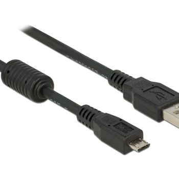 Product image of the product “DeLOCK Cable USB 2.0 A to USB-micro B - 3m USB cable USB A Micro-USB B Black ”