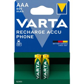 Artikelbild des Artikels “VARTA Recharge Accu Phone, Telefon Akku, AAA 800mAh, 2Stk “