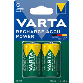 Artikelbild des Artikels “Varta RECH.AC.Power C3000mAh BLI2 Baby (C)-Akku NiMH 3000 mAh 1.2V 2St. “