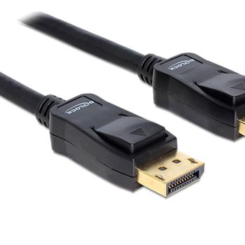 Image du produit “DeLOCK Cable DisplayPort 1.2 male > DisplayPort male 4K 1 m Noir ”