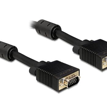 Image du produit “DeLOCK 5m VGA Cable câble VGA VGA (D-Sub) Noir ”