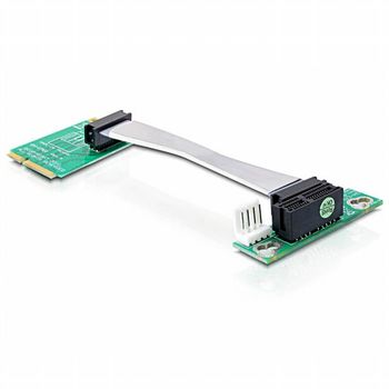Artikelbild des Artikels “DELOCK Riser Card PCIe x1 -> Mini PCIe 9cm flexibles Kabel “