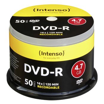 Immagine del prodotto “Intenso DVD-R 4.7GB, 16x 4,7 GB 50 pz ”