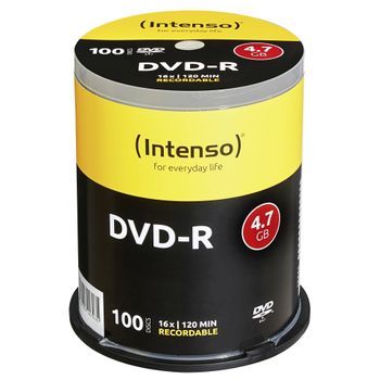 Artikelbild des Artikels “Intenso 4101156 DVD-R Rohling 4.7GB 100 St. Spindel “