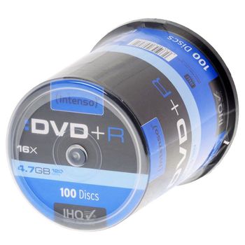 Artikelbild des Artikels “Intenso 4111156 DVD+R Rohling 4.7GB 100 St. Spindel “