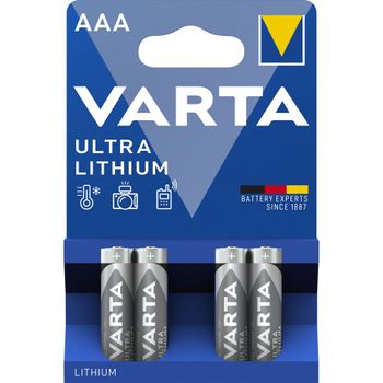 Image du produit “Varta 4x AAA Lithium Batterie à usage unique ”