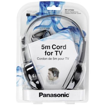 Product image of the product “Panasonic RP-HT090 Headphones Wired Head-band Music Black, Grey ”
