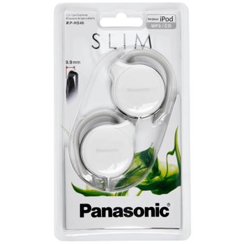 Product image of the product “Panasonic RP-HS46E-W headphones/headset Wired Ear-hook Music Black, White ”