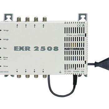 Artikelbild des Artikels “Kathrein EXR 2508 SAT Multischalter Eingänge (Multischalter): 5 (4 SAT/1 terrestrisch) Teilnehmer-Anzahl: 8 “