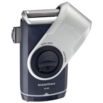 Braun M90 MobileShave PocketGo - blue, silver 