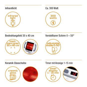 Product image of the product “Beurer IL 50 Infrared heat lamp 300W ”