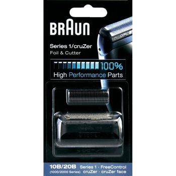 Braun Series 1 10B Electric Shaver Head Replacement Cassette – Black 