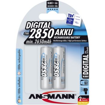 Artikelbild des Artikels “1x2 Ansmann Akku NiMH Mignon 2850 mAh Digital “