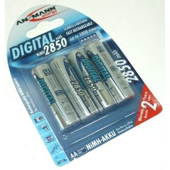 Artikelbild des Artikels “1x4 Ansmann Akku NiMH Mignon 2850 mAh Digital “