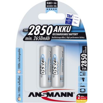 Artikelbild des Artikels “1x2 Ansmann Akku NiMh Mignon 2850 mAh “
