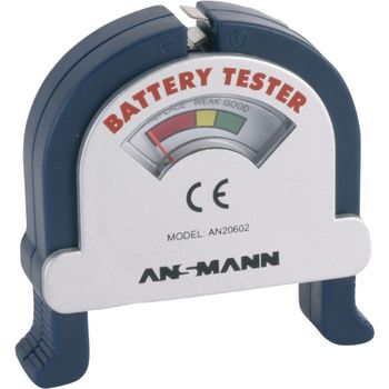 Product image of the product “Ansmann Batterietester Check-It Messbereich (Batterietester) 1,2 V, 1,5 V, 3 V, 9 V rechargeable battery  Batterie 4000001-510 ”
