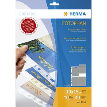 Artikelbild des Artikels “Herma Postkartenhüllen f. 4 WPK 10x15 7695 “
