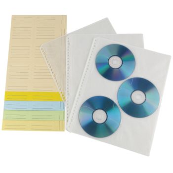Product image of the product “Hama CD-ROM Index Sleeves 60discs Transparent ”