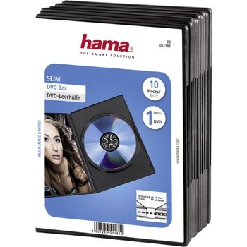 Product image of the product “Hama DVD Slim Box 10, Black 1 discs ”