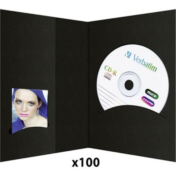 Artikelbild des Artikels “1x100 Daiber Passbildmappen m. CD-Rom-Fach bis 10x15 schwarz “