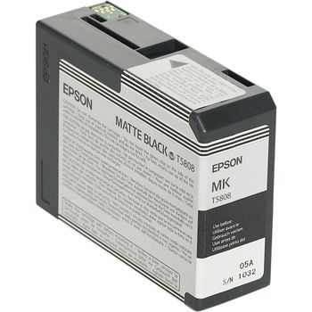 Image du produit “Epson Encre Pigment Noir Mat SP 3800/3880 (80ml) ”