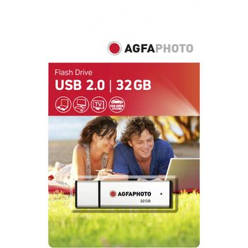 Immagine del prodotto “AgfaPhoto USB Flash Drive 2.0, 32GB unità flash USB USB tipo A Argento ”