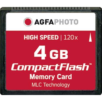 Product image of the product “AgfaPhoto Compact Flash, 4GB 4GB CompactFlash memory card ”