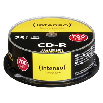 Artikelbild des Artikels “Intenso 1001124 CD-R 80 Rohling 700 MB 25 St. Spindel “