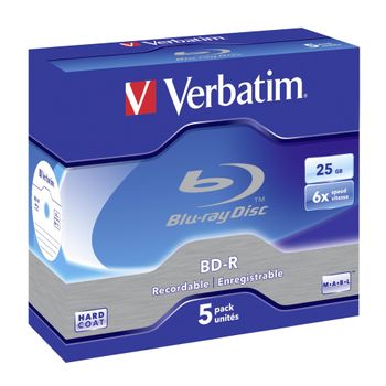 Artikelbild des Artikels “Verbatim 43715 Blu-ray BD-R Rohling 25GB 5 St. Jewelcase “