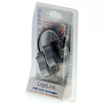 Product image of the product “LogiLink Line Extender USB via CAT5/6 interface cards/adapter ”