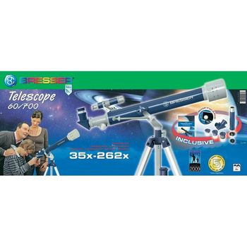 Artikelbild des Artikels “Bresser Optik Visomar 60/700 AZ1 Linsen-Teleskop Azimutal Achromatisch Vergrößerung 35 bis 175 x “