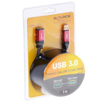 Product image of the product “DeLOCK 5.0m USB 3.0 A USB cable USB 3.2 Gen 1 (3.1 Gen 1) 5 m USB A ”