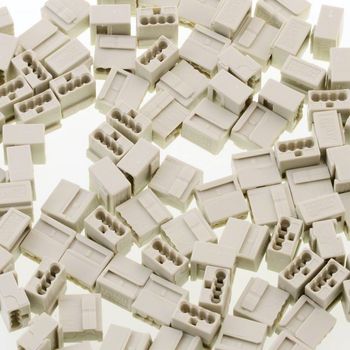 Product image of the product “WAGO Micro Verbindungsdosenklemmen light grey (100 Stück) ”