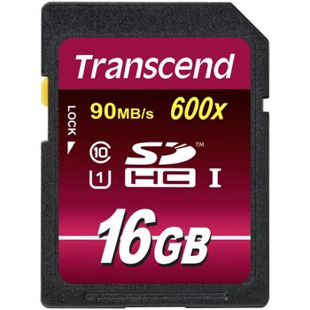 Product image of the product “Transcend SD Card SDXC/SDHC Class 10 UHS-I 600x 16GB ”