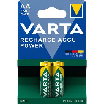 Artikelbild des Artikels “Varta RECH.AC.Power AA2600mAh BLI2 Mignon (AA)-Akku NiMH 2600 mAh 1.2V 2St. “